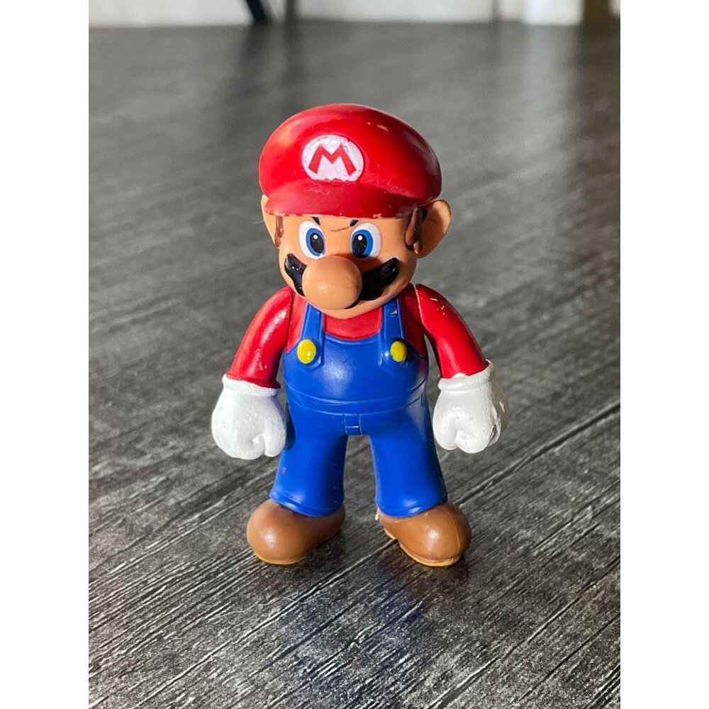 Super Mario Brothers Action Figure Poseable Collectible JAKKS 2 1/2" Nintendo